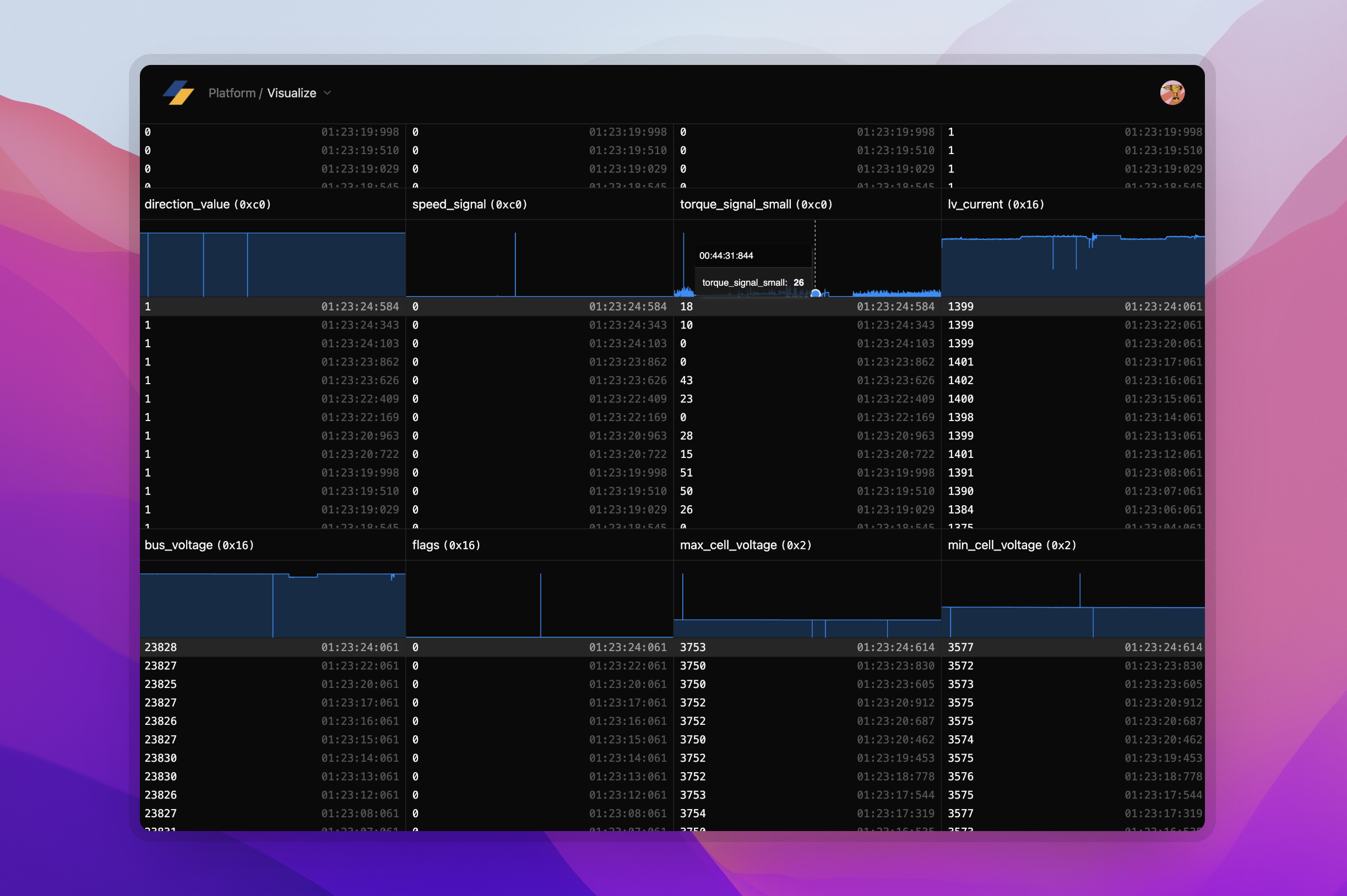 visualizer screen 2(desktop)